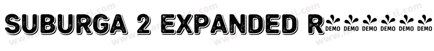 Suburga 2 Expanded R字体转换